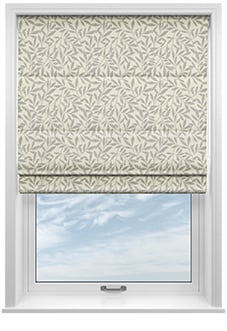 Abele, Silver - Twist&Fit Roman Blind